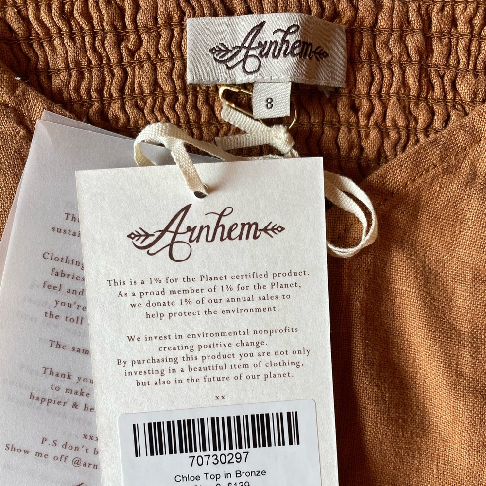 Arnhem Chloe Top in Bronze - Picture 7 of 8